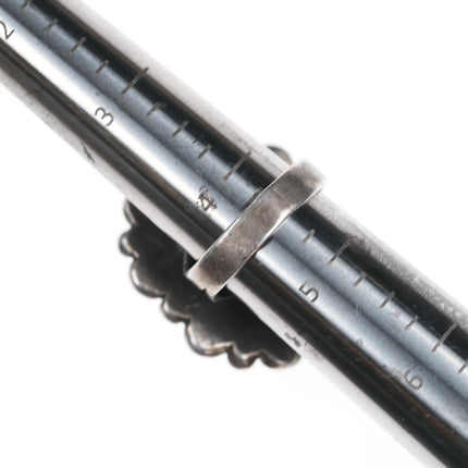 sz4.5 Vintage silver and light blue turquoise ring - Estate Fresh Austin