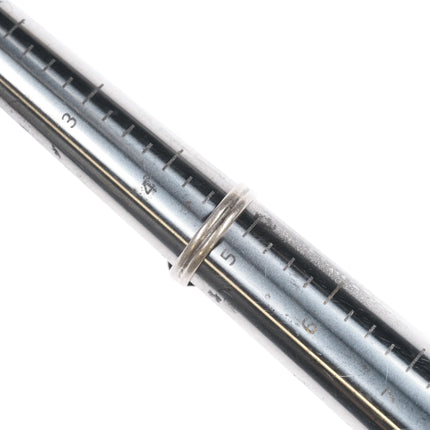 sz4.75 KY Chee Navajo modernist sterling and turquoise ring - Estate Fresh Austin