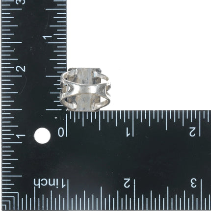 sz5 30's-40's Navajo silver ring with turquoise - Estate Fresh Austin