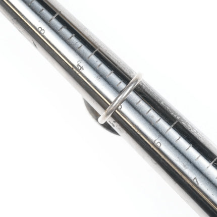 sz5 Vintage Zuni sterling redbird inlay ring - Estate Fresh Austin