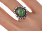 sz5.25 c1940's-50's Native American sterling/turquoise ring - Estate Fresh Austin