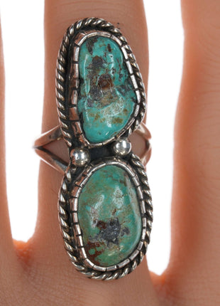 sz5.25 Navajo sterling and turquoise ring - Estate Fresh Austin