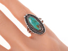 sz5.25 Vintage Native American silver and turquoise ring - Estate Fresh Austin