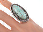 sz5.25 Vintage navajo sterling and turquoise ring - Estate Fresh Austin