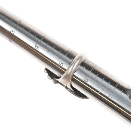 sz5.5 Vintage Native American silver and Royston turquoise ring - Estate Fresh Austin