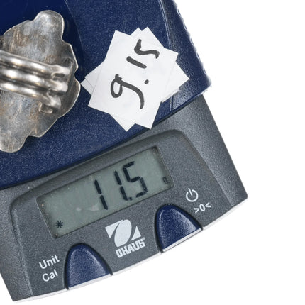 sz5.5 Vintage Native American silver ring with turquoise - Estate Fresh Austin