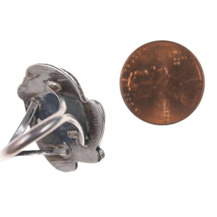 sz5.5 Vintage Native American Sterling turquoise ring - Estate Fresh Austin