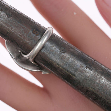 sz5.5 Vintage Navajo silver and turquoise ring - Estate Fresh Austin