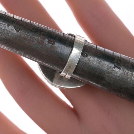 sz5.5 Vintage Navajo silver and turquoise ring - Estate Fresh Austin