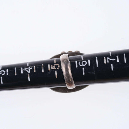 sz5.5 Vintage Navajo sterling and turquoise ring - Estate Fresh Austin