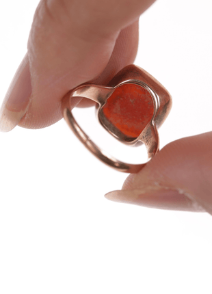 sz5.75 Antique gold carved carnelian ring - Estate Fresh Austin