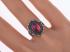 sz5.75 c1950's Fred Harvey Era Southwestern sterling and gemstone ring - Estate Fresh Austin