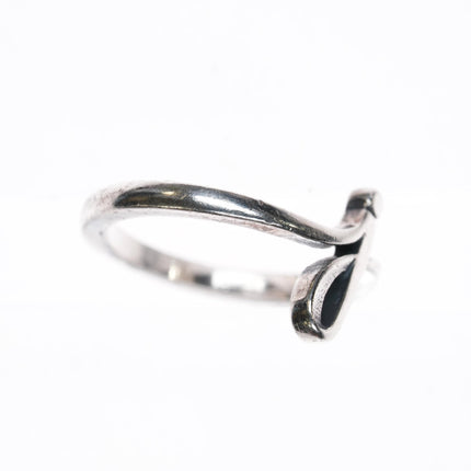 sz5.75 James Avery J initial ring in sterling - Estate Fresh Austin