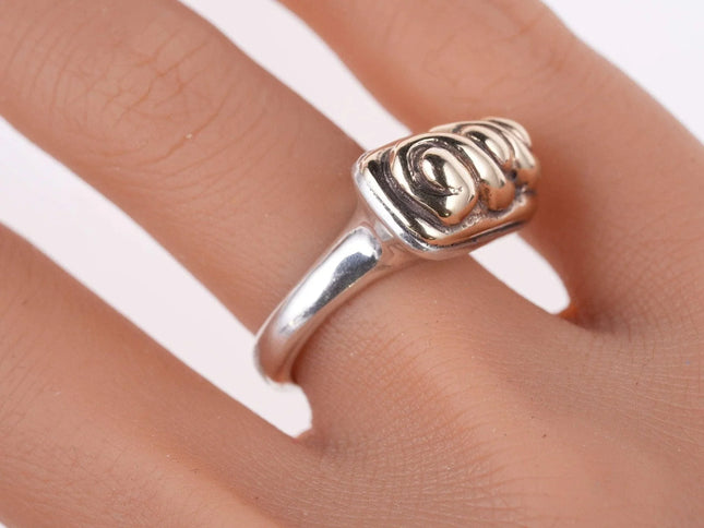 sz5.75 Retro 14k/sterling ring - Estate Fresh Austin