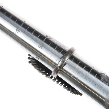 sz6 Vincent and Socorro Johnson Zuni petit point turquoise sterling ring - Estate Fresh Austin