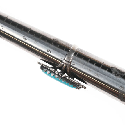 sz6 Vintage Native American silver and turquoise ring - Estate Fresh Austin