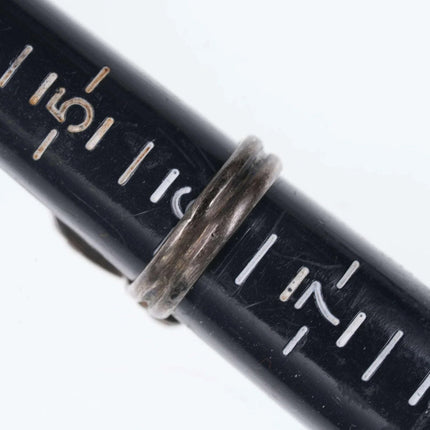 sz6 Vintage Native American sterling/turquoise and coral ring - Estate Fresh Austin