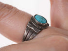sz6 Vintage Native American sterling/turquoise ring - Estate Fresh Austin