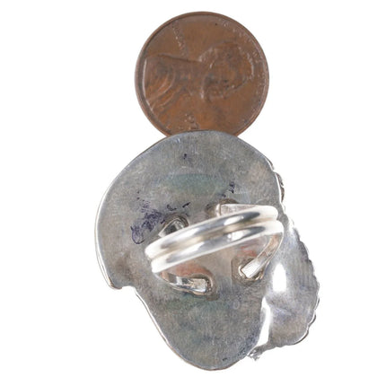 sz6 Vintage Navajo Silver and turquoise ring - Estate Fresh Austin