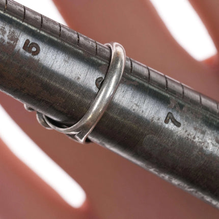 sz6 Vintage silver and turquoise ring - Estate Fresh Austin