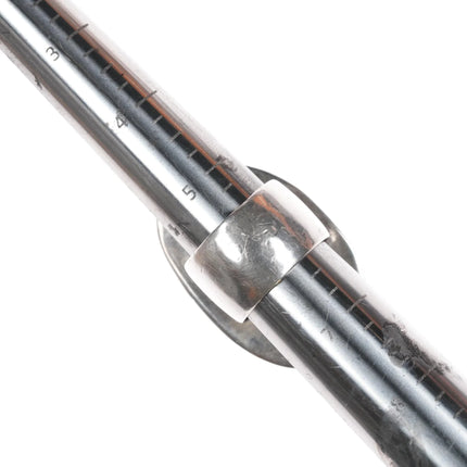 Sz6 Vintage silver green turquoise rope edge Native American ring - Estate Fresh Austin