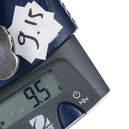 sz6.25 Bernice Bonney Navajo silver long ring with nice turquoise and coral - Estate Fresh Austin