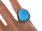 sz6.25 Vintage Native American sterling/turquoise ring - Estate Fresh Austin