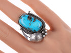 sz6.25 Vintage Navajo sterling and turquoise ring - Estate Fresh Austin