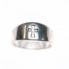 sz6.5 Retired James Avery crosslet ring sterling silver c - Estate Fresh Austin