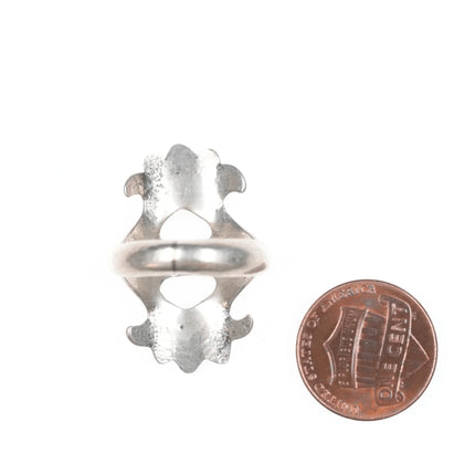 sz6.5 Vintage Native American cast silver ring - Estate Fresh Austin