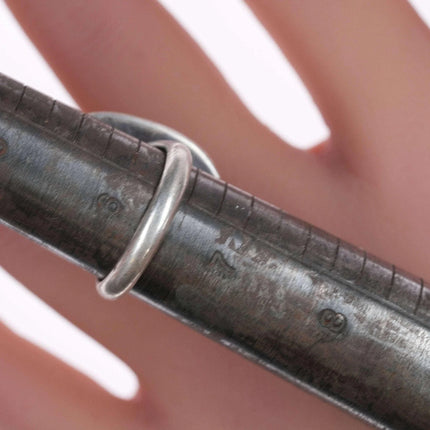 sz6.5 Vintage Navajo silver and turquoise ring - Estate Fresh Austin