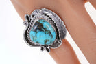 sz6.5 Vintage Navajo Sterling and turquoise ring - Estate Fresh Austin
