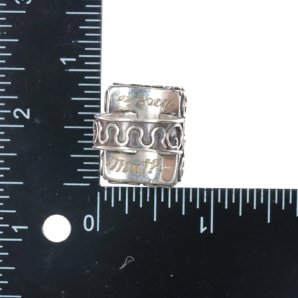 sz6.75 Vintage Matl Sterling Turquoise and Amethyst ring - Estate Fresh Austin