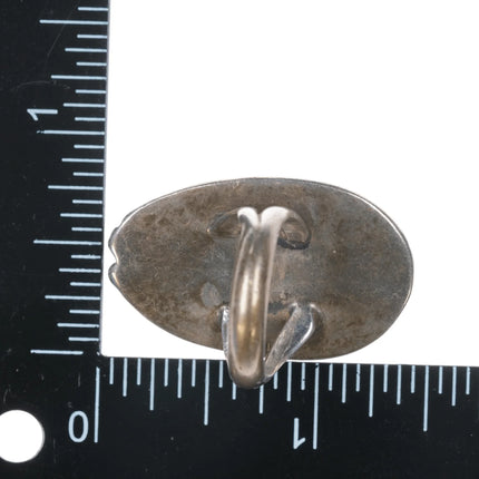 sz6.75 Vintage Navajo silver ring with beautiful turquoise - Estate Fresh Austin