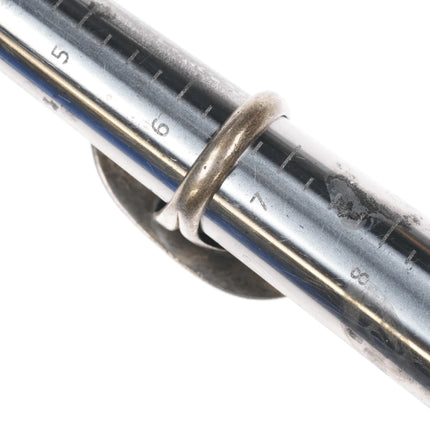 sz6.75 Vintage Navajo silver ring with beautiful turquoise - Estate Fresh Austin