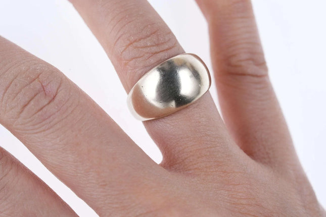 sz7 Retro J Crew sterling silver ring - Estate Fresh Austin