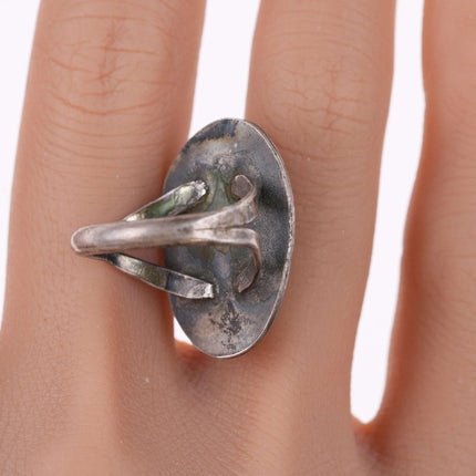 sz7 Vintage southwestern sterling and turquoise ring - Estate Fresh Austin