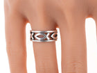 sz7..25 Retired James Avery Sterling Icthus fish ring - Estate Fresh Austin