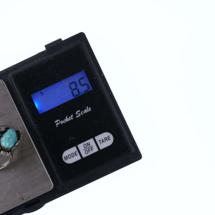 sz7.25 Vintage Native American Sterling/turquoise ring - Estate Fresh Austin