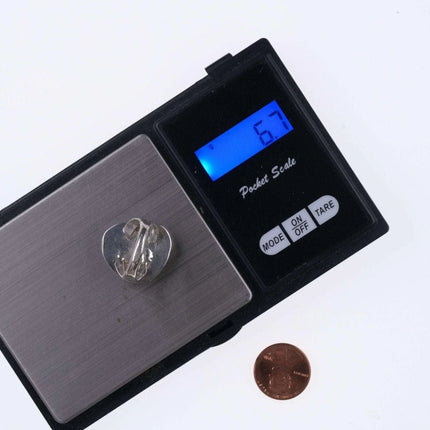 sz7.25 Vintage Navajo sterling and turquoise ring Bisbee? - Estate Fresh Austin