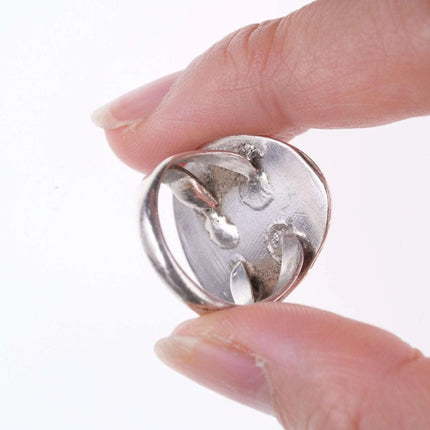 sz7.25 Vintage Navajo sterling and turquoise ring Bisbee? - Estate Fresh Austin