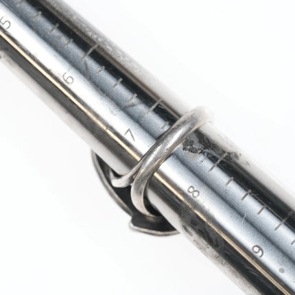 sz7.5 Bisbee Turquoise Vintage Native American sterling ring - Estate Fresh Austin