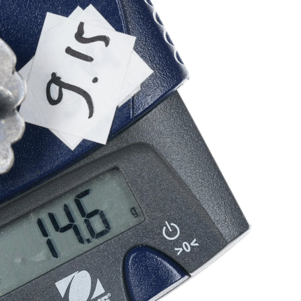 sz7.5 Large Vintage Native American silver and turquoise feather ring - Estate Fresh Austin