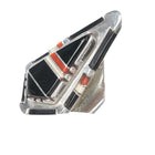 sz7.5 Leo Yazzie Black Jade and coral channel inlay sterling ring - Estate Fresh Austin