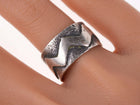 sz7.5 Steve Wikviya LaRance Hopi Tufa cast ring - Estate Fresh Austin