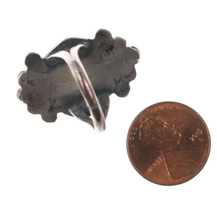 sz7.5 Vintage Native American Sterling turquoise ring - Estate Fresh Austin