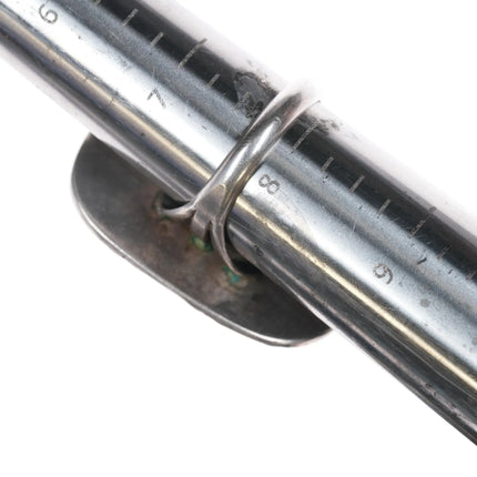 sz7.75 60's-70's Navajo silver, turquoise, and coral ring - Estate Fresh Austin