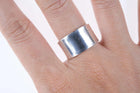 sz8 NF 925 sterling tapered band ring - Estate Fresh Austin