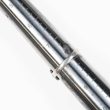 sz8 Vintage Bell trading post cast silver and turquoise ring - Estate Fresh Austin