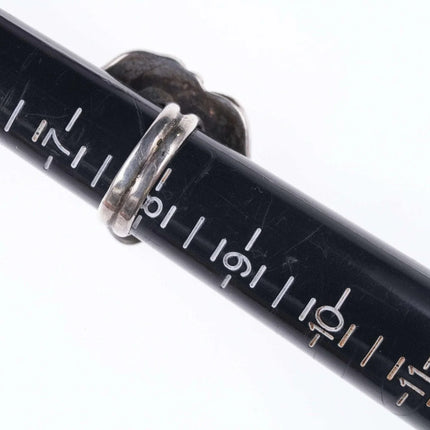 sz8 Vintage Native American Sterling and turquoise ring - Estate Fresh Austin